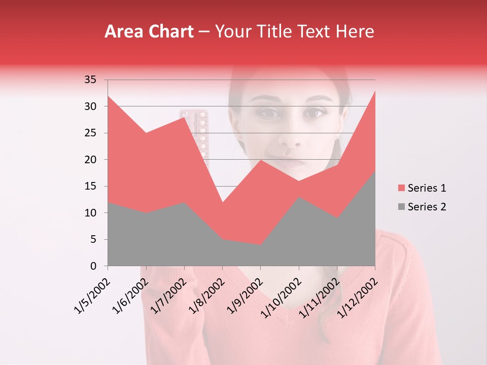 A Woman Holding A Contraption In Front Of Her Face PowerPoint Template