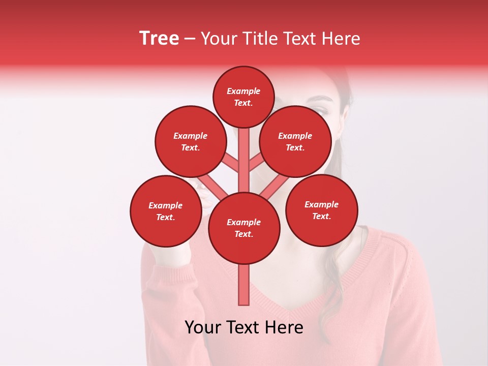 A Woman Holding A Contraption In Front Of Her Face PowerPoint Template