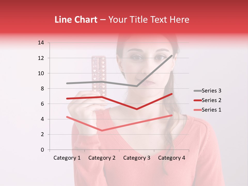 A Woman Holding A Contraption In Front Of Her Face PowerPoint Template