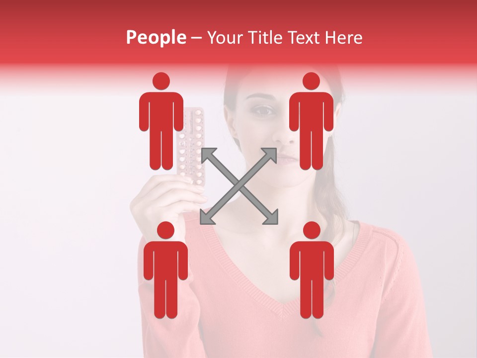 A Woman Holding A Contraption In Front Of Her Face PowerPoint Template