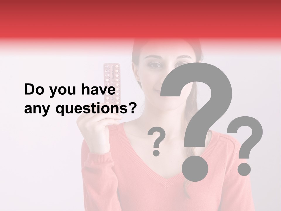 A Woman Holding A Contraption In Front Of Her Face PowerPoint Template