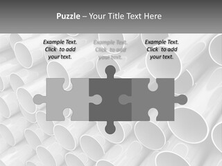 A Large Stack Of Steel Pipes Powerpoint Template PowerPoint Template