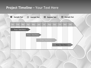 A Large Stack Of Steel Pipes Powerpoint Template PowerPoint Template