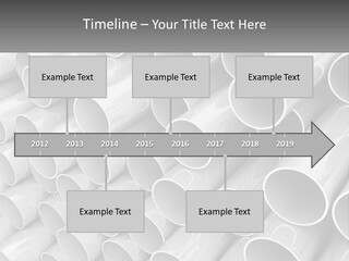 A Large Stack Of Steel Pipes Powerpoint Template PowerPoint Template