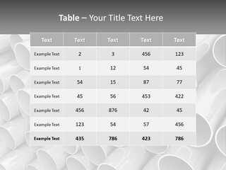 A Large Stack Of Steel Pipes Powerpoint Template PowerPoint Template