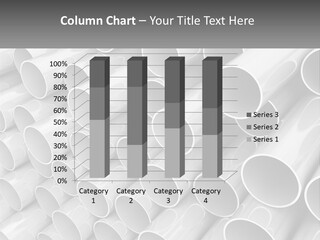 A Large Stack Of Steel Pipes Powerpoint Template PowerPoint Template