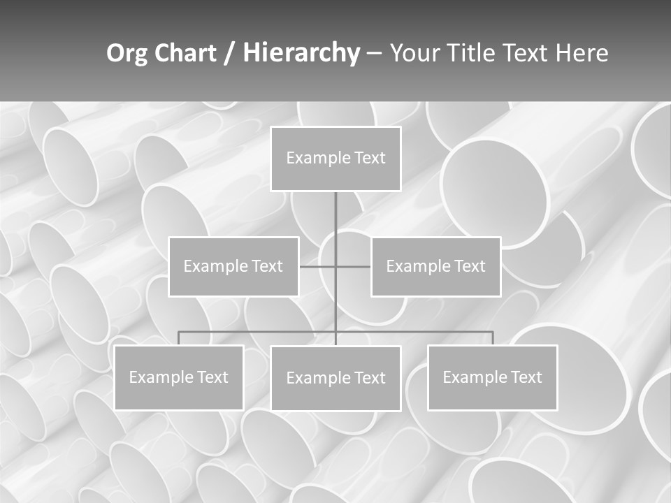 A Large Stack Of Steel Pipes Powerpoint Template PowerPoint Template