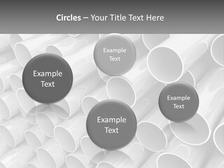 A Large Stack Of Steel Pipes Powerpoint Template PowerPoint Template