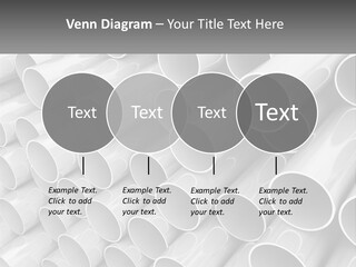 A Large Stack Of Steel Pipes Powerpoint Template PowerPoint Template