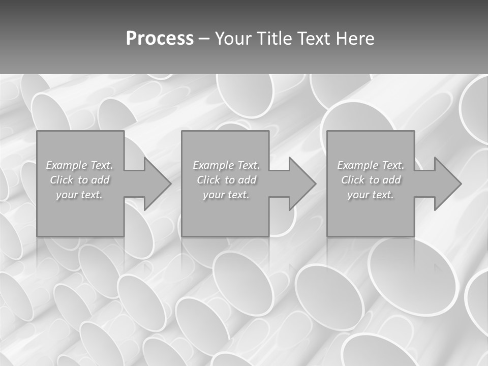A Large Stack Of Steel Pipes Powerpoint Template PowerPoint Template