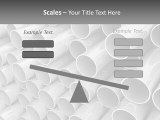 A Large Stack Of Steel Pipes Powerpoint Template PowerPoint Template