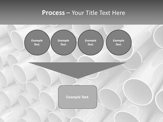 A Large Stack Of Steel Pipes Powerpoint Template PowerPoint Template