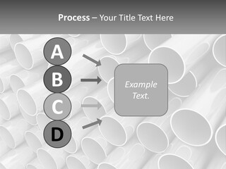 A Large Stack Of Steel Pipes Powerpoint Template PowerPoint Template