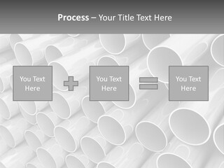 A Large Stack Of Steel Pipes Powerpoint Template PowerPoint Template