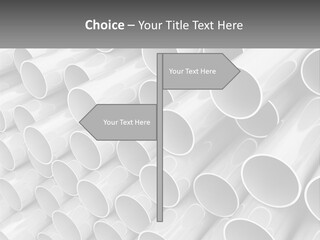 A Large Stack Of Steel Pipes Powerpoint Template PowerPoint Template