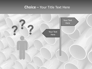 A Large Stack Of Steel Pipes Powerpoint Template PowerPoint Template
