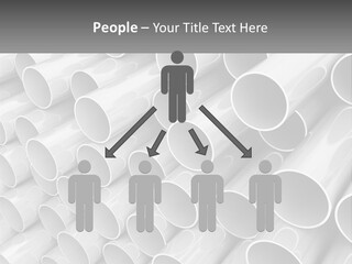 A Large Stack Of Steel Pipes Powerpoint Template PowerPoint Template