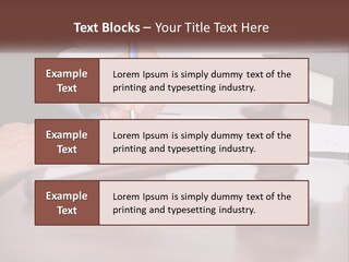 A Person Signing A Document On A Desk PowerPoint Template