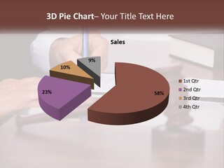 A Person Signing A Document On A Desk PowerPoint Template