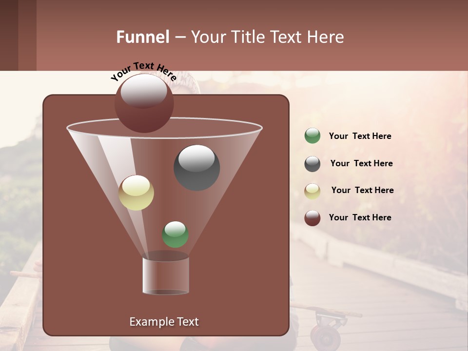 A Woman Sitting On A Bench With A Skateboard PowerPoint Template