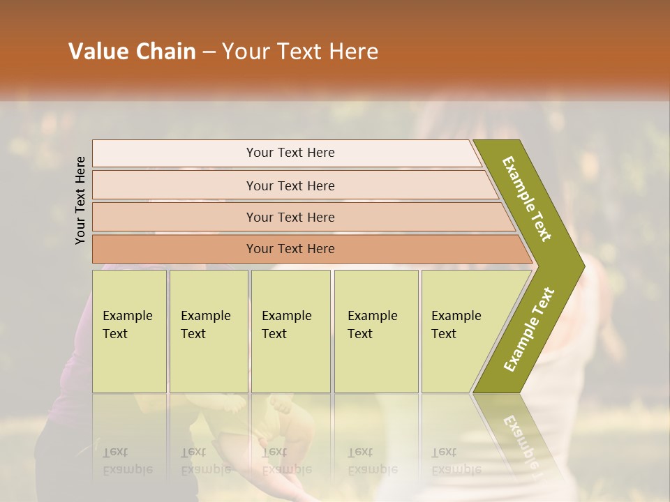 A Woman Taking A Picture Of A Woman Holding A Baby PowerPoint Template
