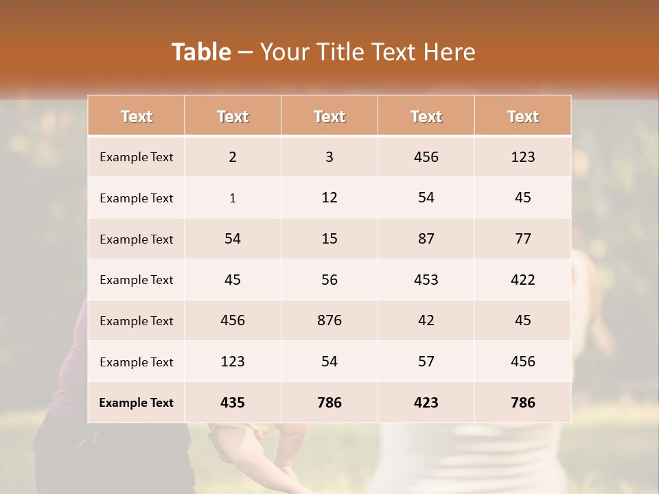 A Woman Taking A Picture Of A Woman Holding A Baby PowerPoint Template