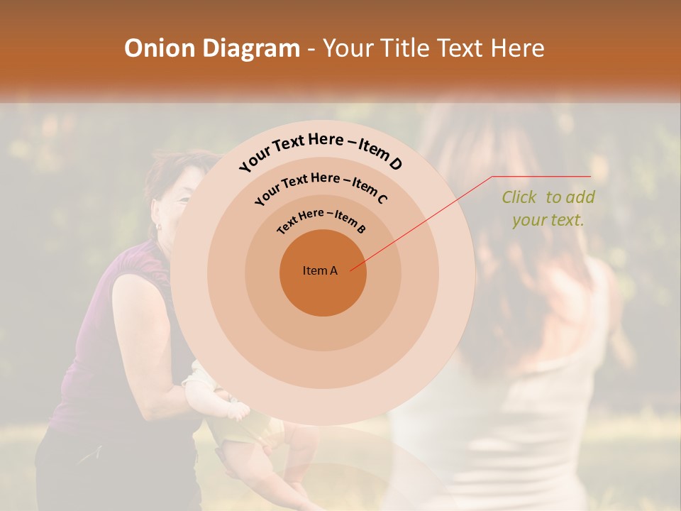 A Woman Taking A Picture Of A Woman Holding A Baby PowerPoint Template