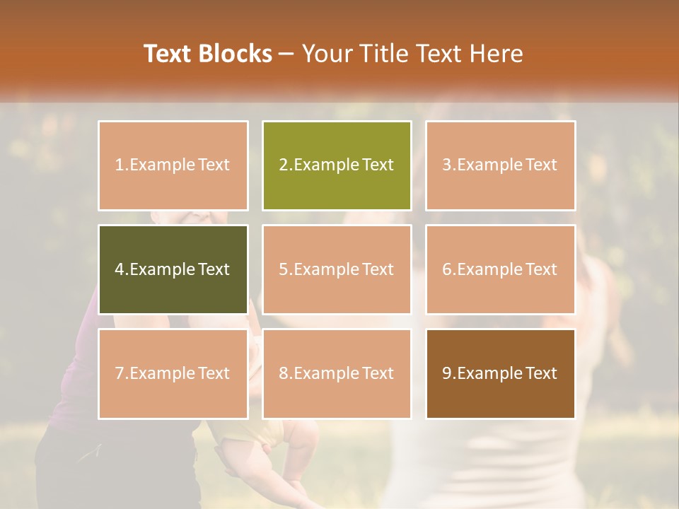 A Woman Taking A Picture Of A Woman Holding A Baby PowerPoint Template