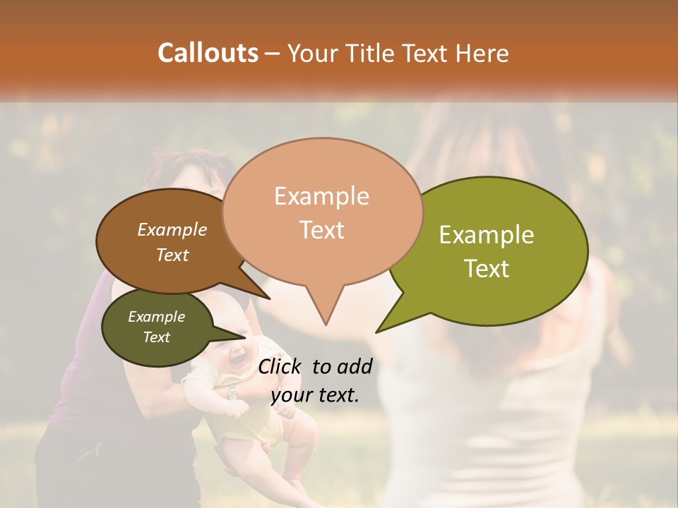 A Woman Taking A Picture Of A Woman Holding A Baby PowerPoint Template