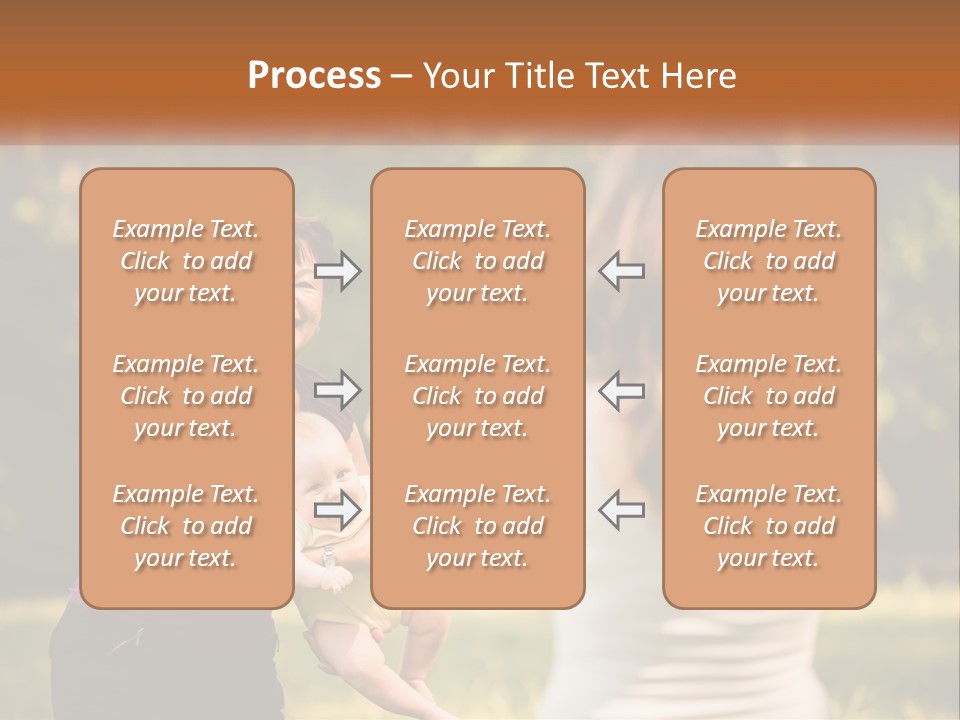 A Woman Taking A Picture Of A Woman Holding A Baby PowerPoint Template