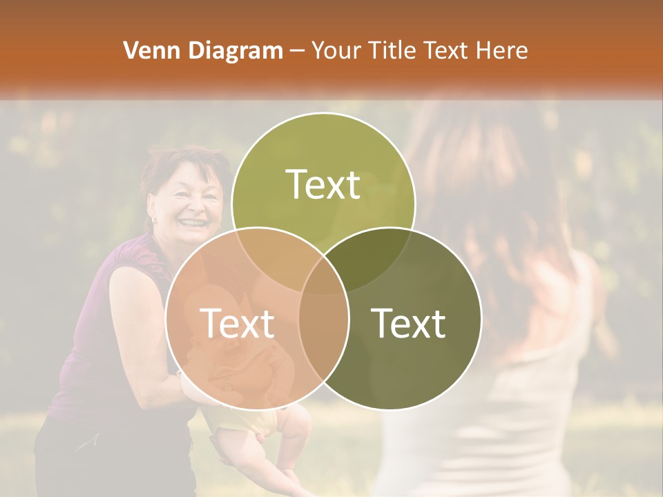 A Woman Taking A Picture Of A Woman Holding A Baby PowerPoint Template