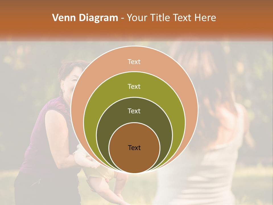 A Woman Taking A Picture Of A Woman Holding A Baby PowerPoint Template