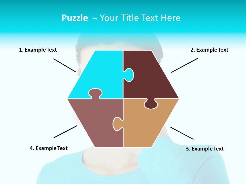 A Woman Covering Her Mouth With Her Hand PowerPoint Template