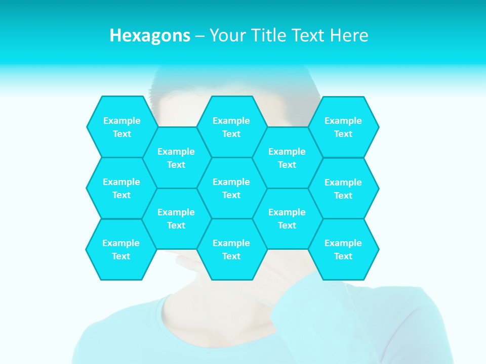 A Woman Covering Her Mouth With Her Hand PowerPoint Template