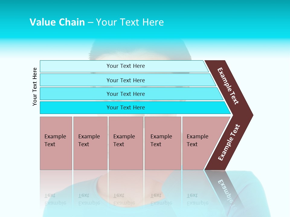 A Woman Covering Her Mouth With Her Hand PowerPoint Template