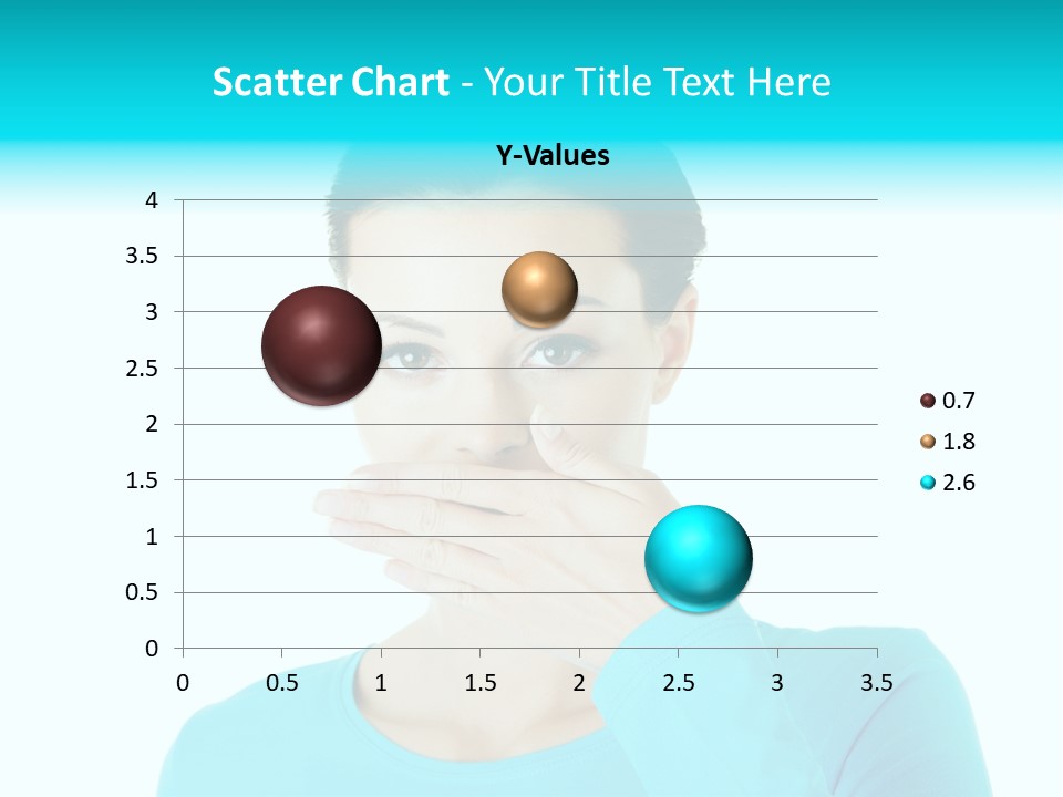 A Woman Covering Her Mouth With Her Hand PowerPoint Template