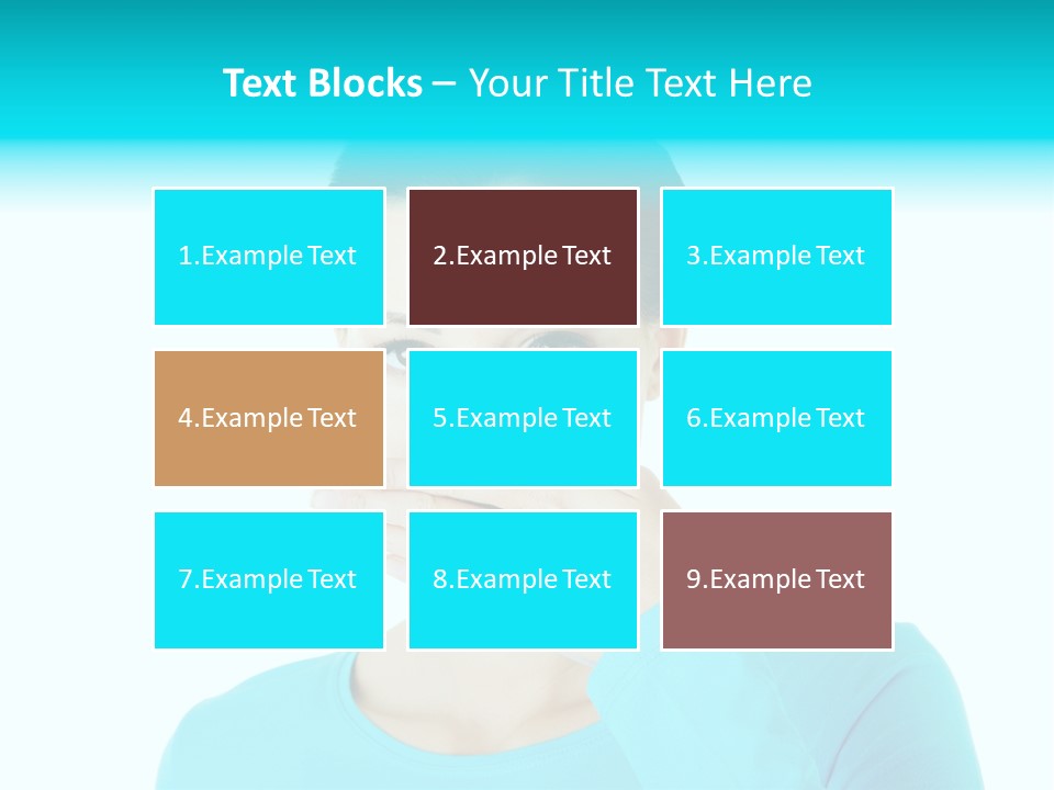 A Woman Covering Her Mouth With Her Hand PowerPoint Template