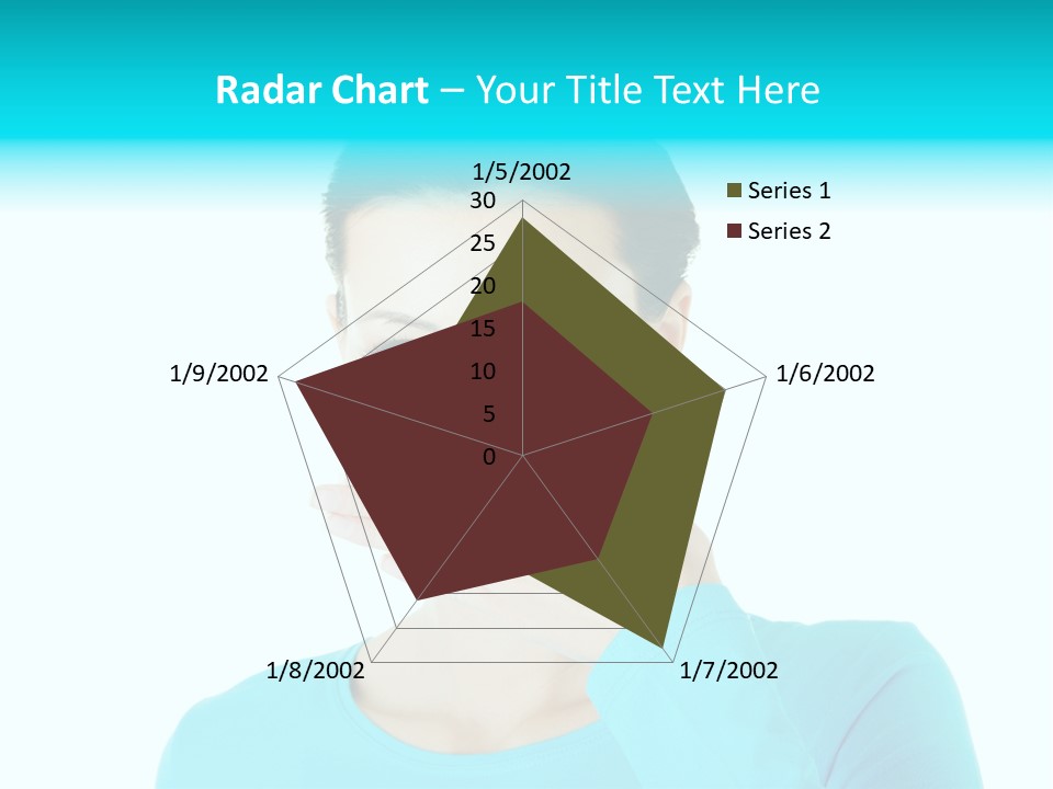 A Woman Covering Her Mouth With Her Hand PowerPoint Template