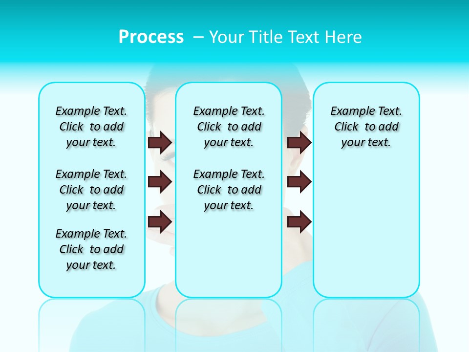 A Woman Covering Her Mouth With Her Hand PowerPoint Template