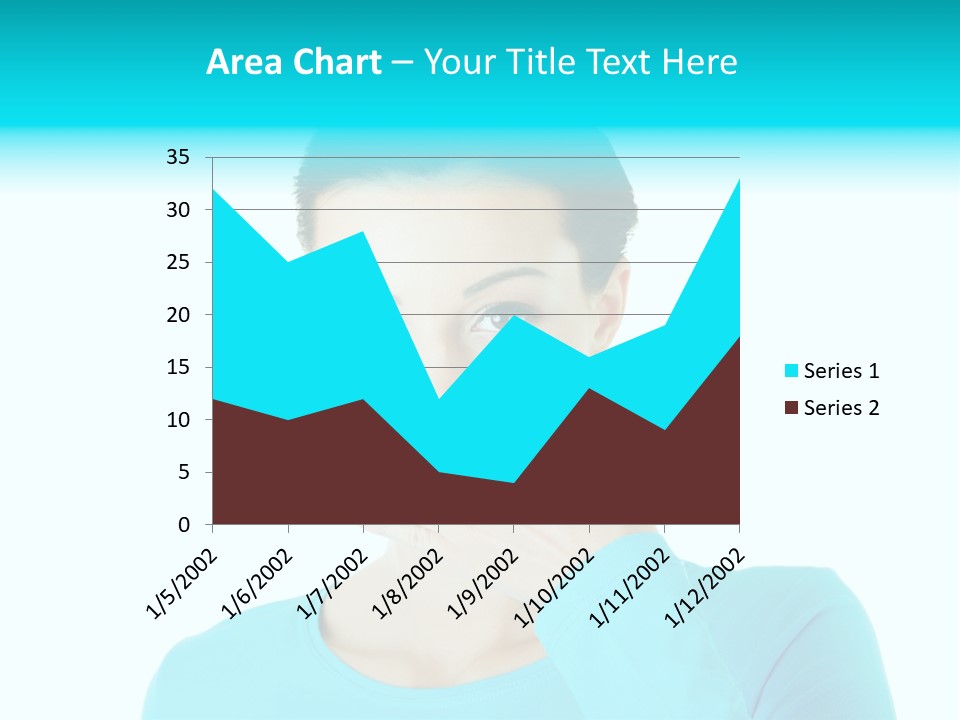 A Woman Covering Her Mouth With Her Hand PowerPoint Template