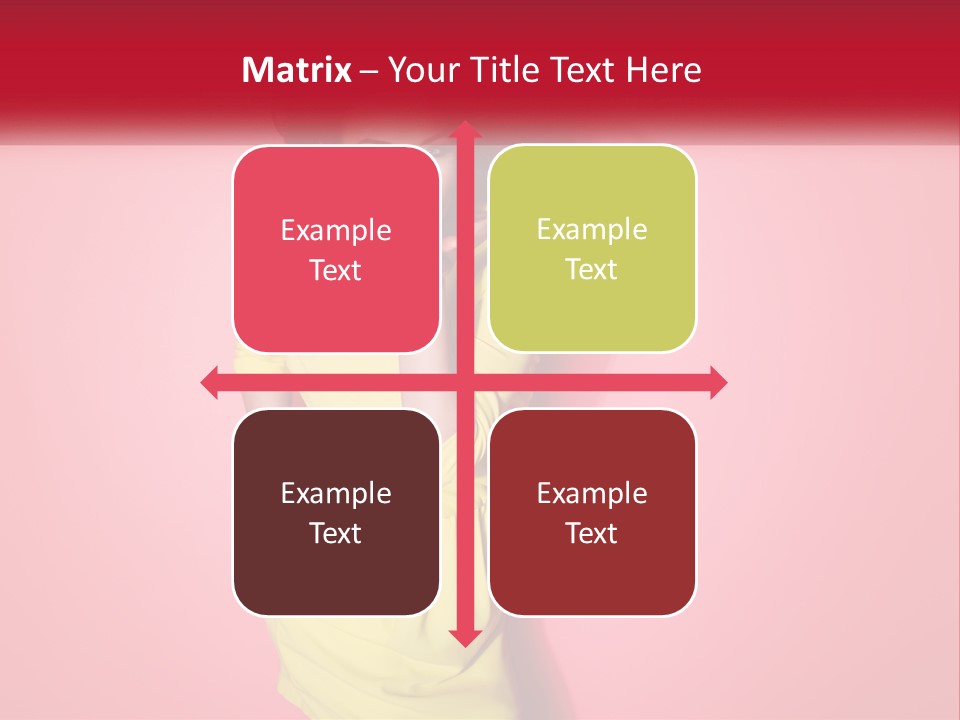 A Woman In A Yellow Dress Posing For A Picture PowerPoint Template