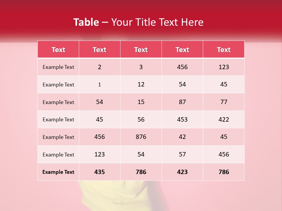 A Woman In A Yellow Dress Posing For A Picture PowerPoint Template