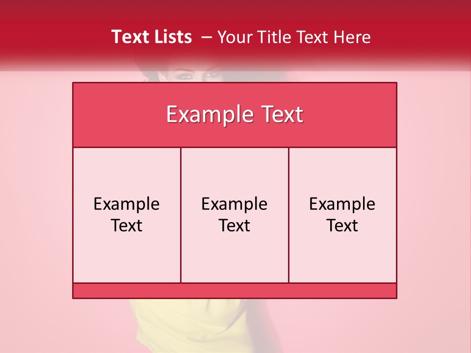 A Woman In A Yellow Dress Posing For A Picture PowerPoint Template