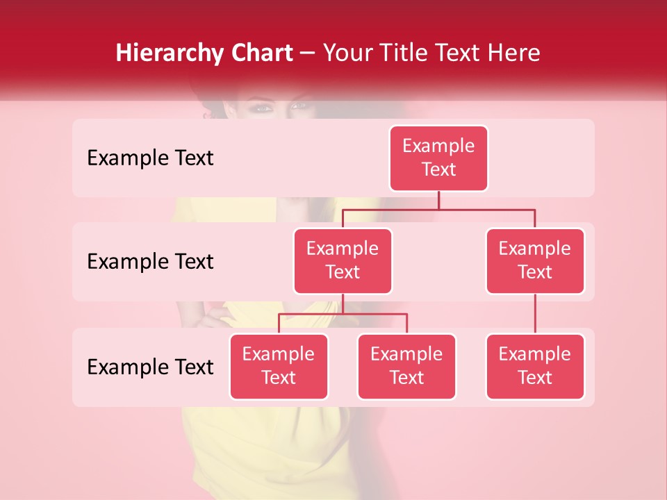A Woman In A Yellow Dress Posing For A Picture PowerPoint Template