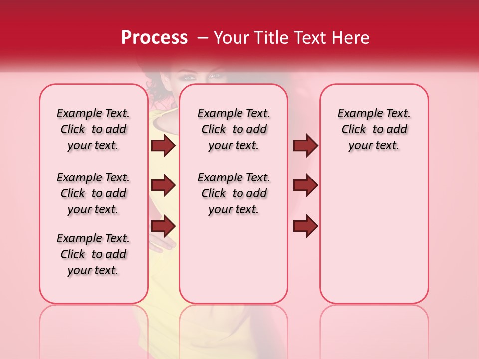 A Woman In A Yellow Dress Posing For A Picture PowerPoint Template
