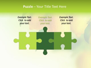 A Group Of Lemons Hanging From A Tree PowerPoint Template