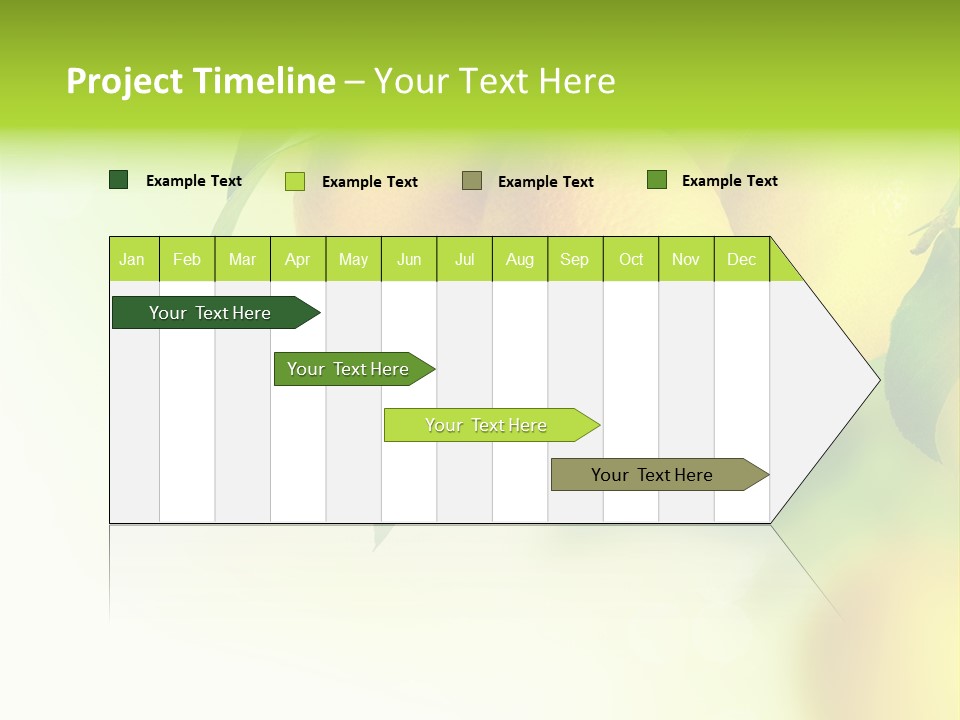 A Group Of Lemons Hanging From A Tree PowerPoint Template