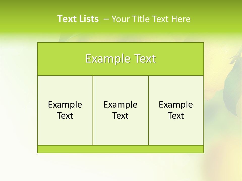 A Group Of Lemons Hanging From A Tree PowerPoint Template
