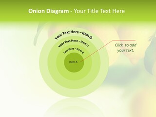 A Group Of Lemons Hanging From A Tree PowerPoint Template