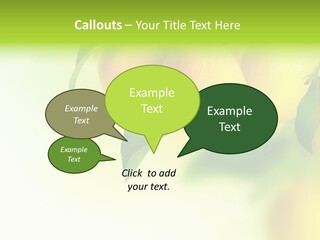 A Group Of Lemons Hanging From A Tree PowerPoint Template